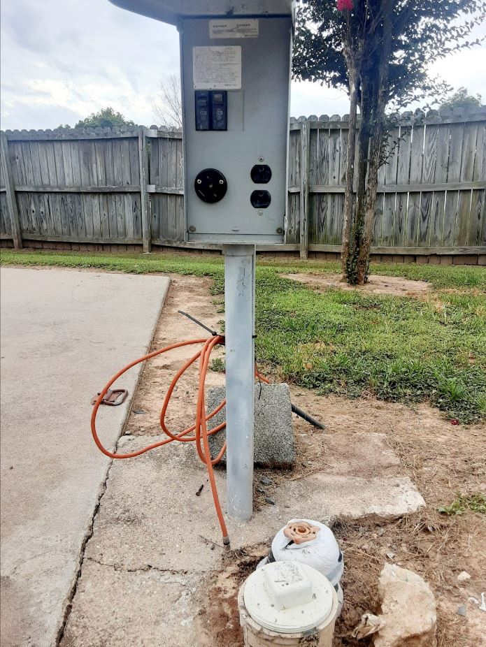 North Little Rock RV Park electrical box